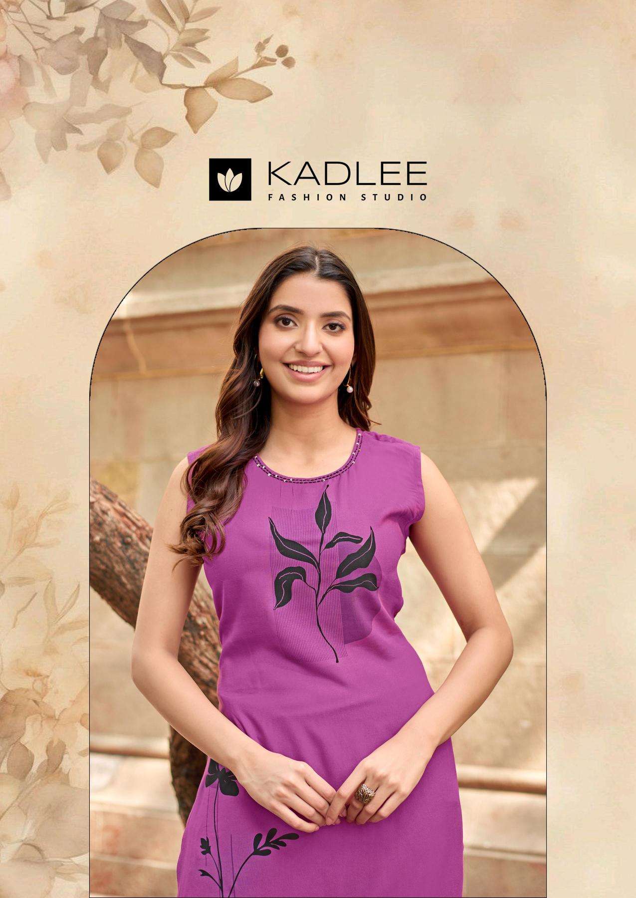 Kadlee rose wood coord set Kurti wholesale price list in Gujarat
