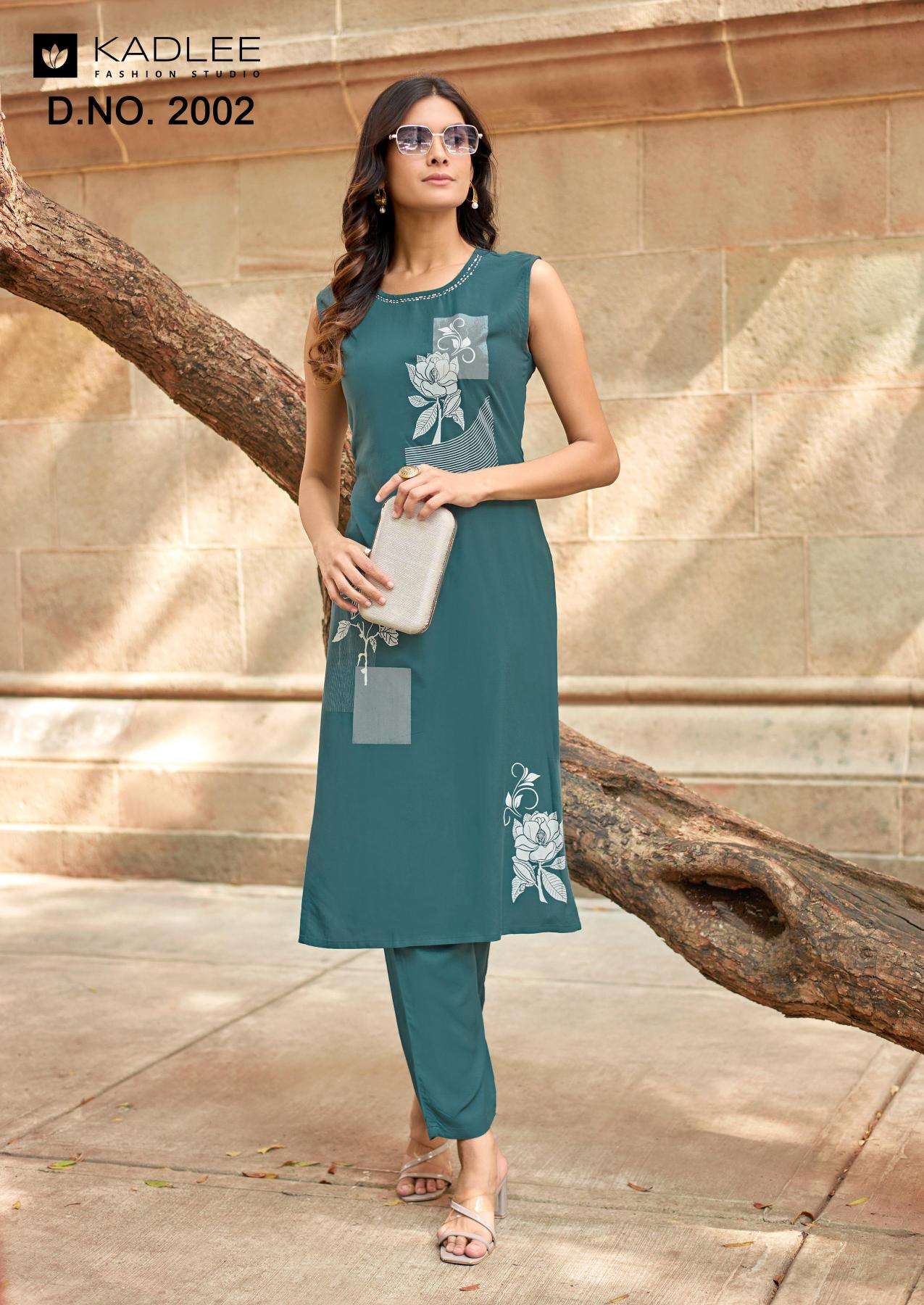 Kadlee rose wood coord set Kurti wholesale price list in Gujarat