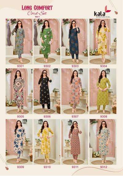 Kala long comfort vol-1 coord set Trendy kurtis in Kolkata