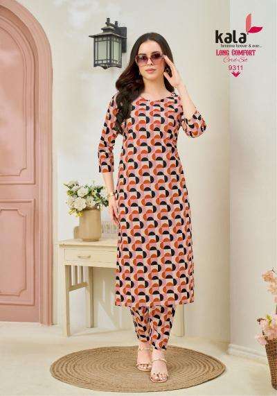 Kala long comfort vol-1 coord set Trendy kurtis in Kolkata