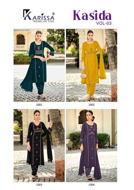 Karissa kasida vol-3 Ladies kurti wholesaler in Kolkata