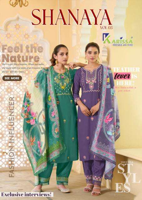 Karissa shanaya vol-3 Ladies kurti wholesalers in Kolkata