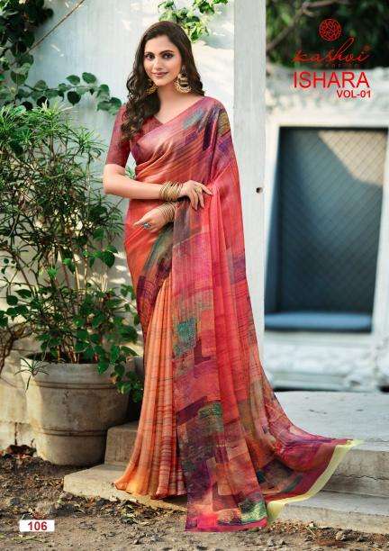 Kashvi ishara vol 1 Wholesale saree in Surat