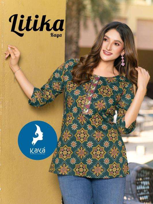 Kaya litika short top Kurti wholesalers in Chandni Chowk