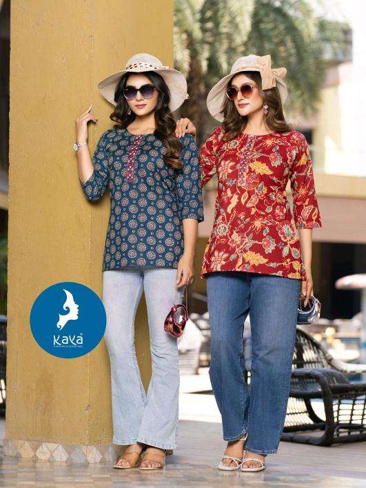 Kaya litika short top Kurti wholesalers in Chandni Chowk