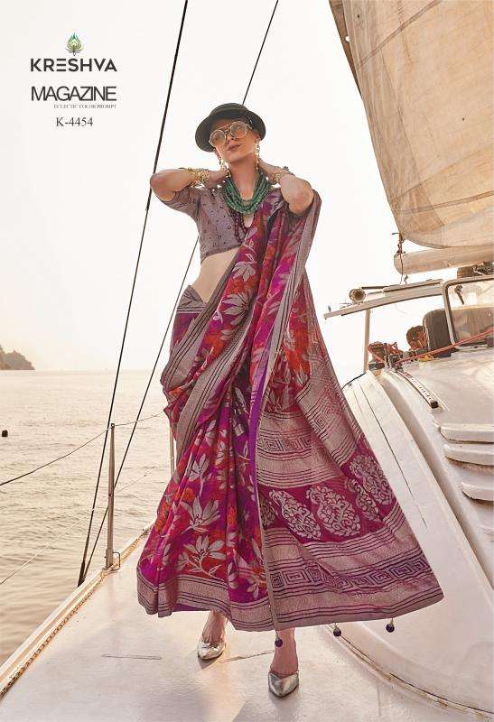 Kreshva magazine Traditional saree wholesale