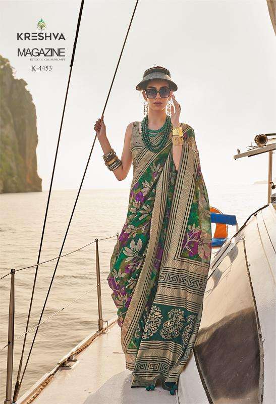 Kreshva magazine Traditional saree wholesale