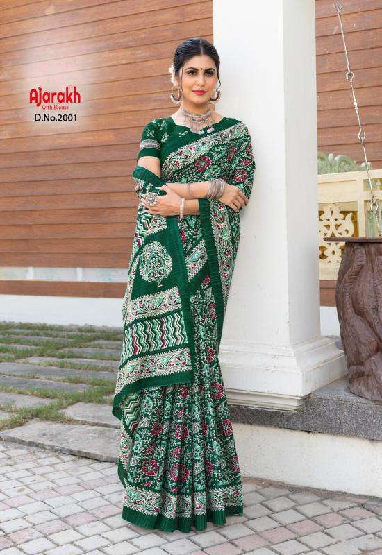 Lakhani ajrakh Wholesale saree shops in Lajpat Nagar