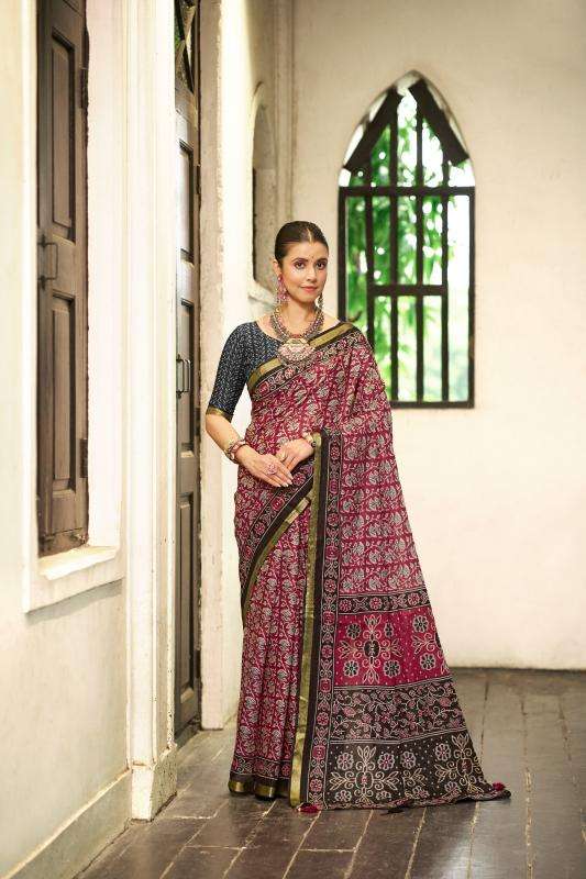 Lakhani mul cotton online wholesale saree market in surat