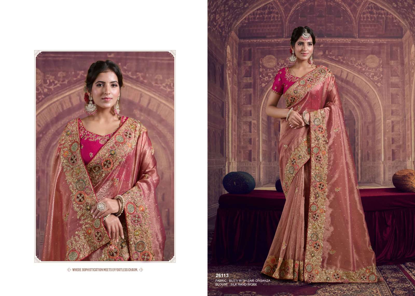 Mahotsav Mohmanthan 26100 Saree wholesale suppliers