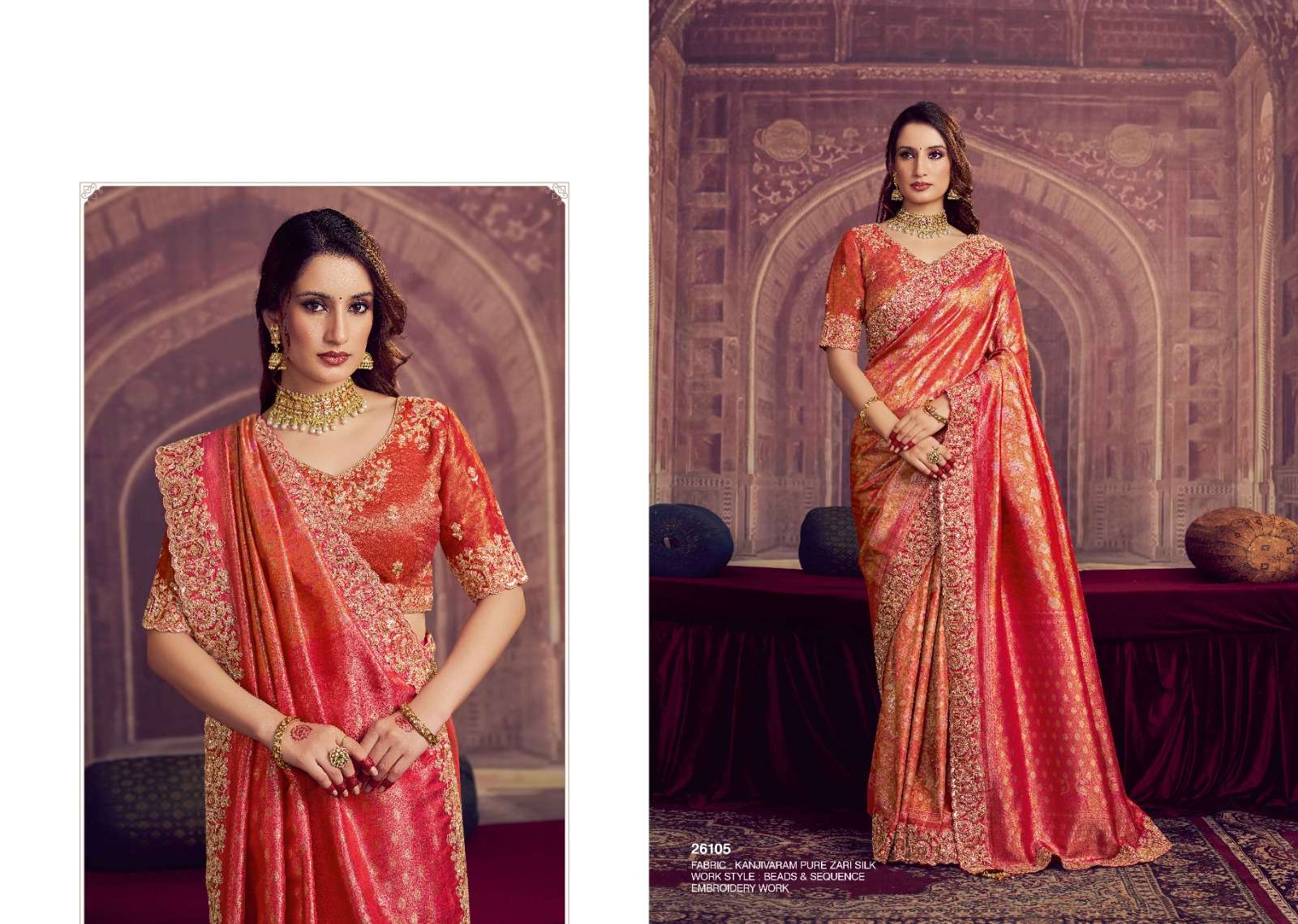 Mahotsav Mohmanthan 26100 Saree wholesale suppliers