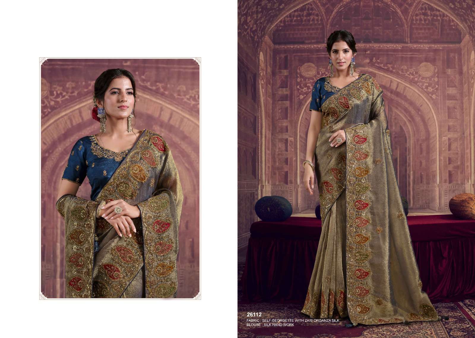 Mahotsav Mohmanthan 26100 Saree wholesale suppliers