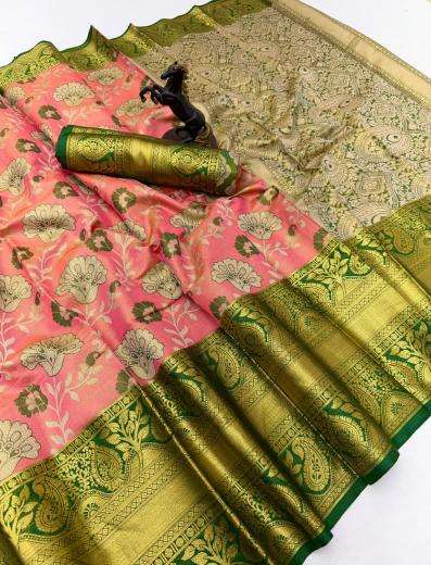 Malhar kanjivaram silk best wholesale saree market in surat
