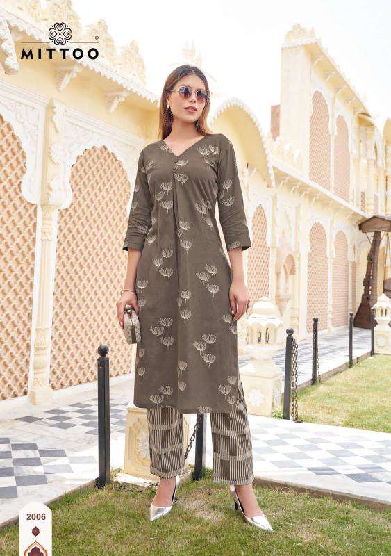 Mittoo floral style coord set Kurti factory in Mumbai