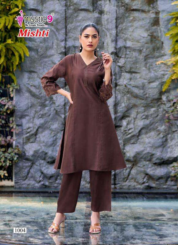 Mystic9 mishti vol 1 coord set Wholesale kurti suppliers in Kolkata