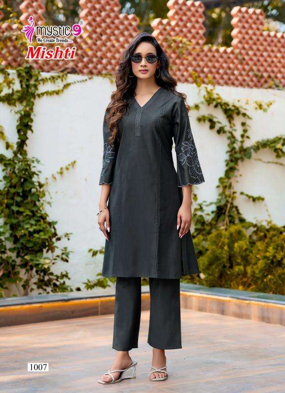 Mystic9 mishti vol 1 coord set Wholesale kurti suppliers in Kolkata