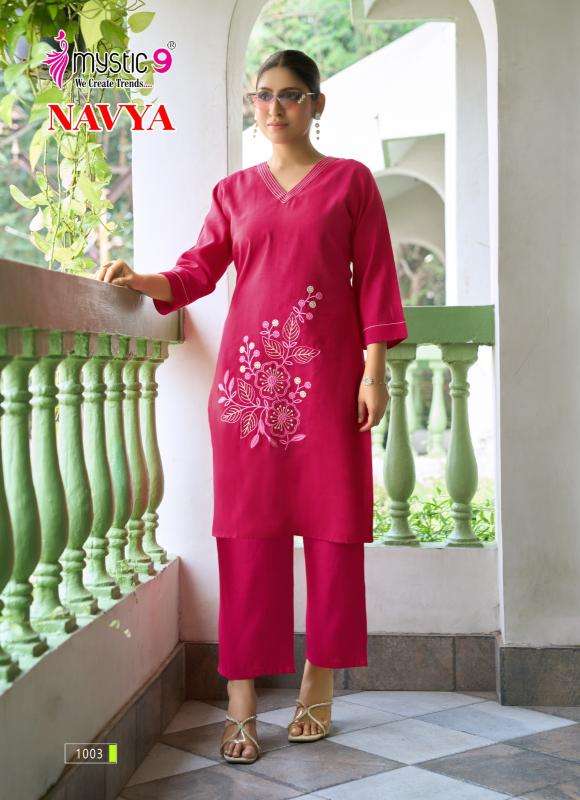 Mystic9 navya vol 1 coord set Kurti manufacturers in Kolkata