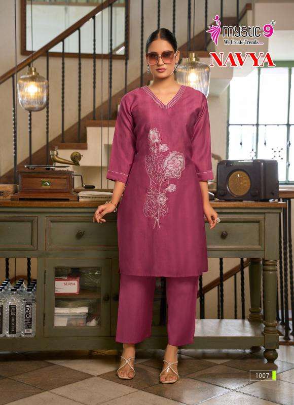 Mystic9 navya vol 1 coord set Kurti manufacturers in Kolkata