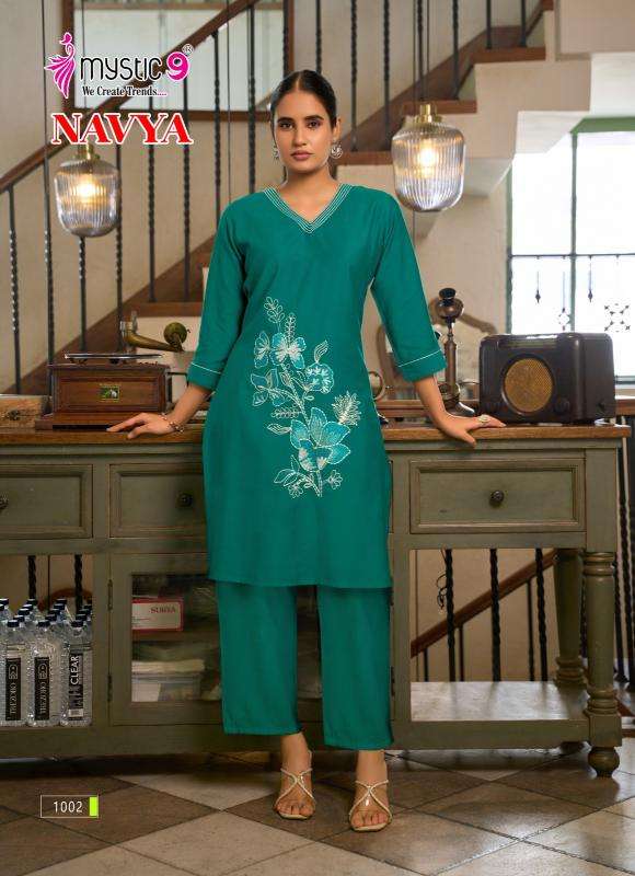 Mystic9 navya vol 1 coord set Kurti manufacturers in Kolkata