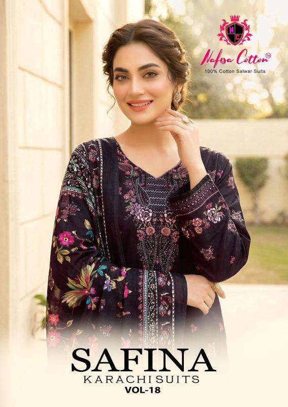 Nafisa safina vol-18 salwar suite wholesale dealers in kolkata