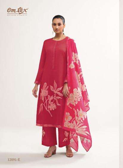 Omtex eshvi ikat Dress materials manufacturers in delhi