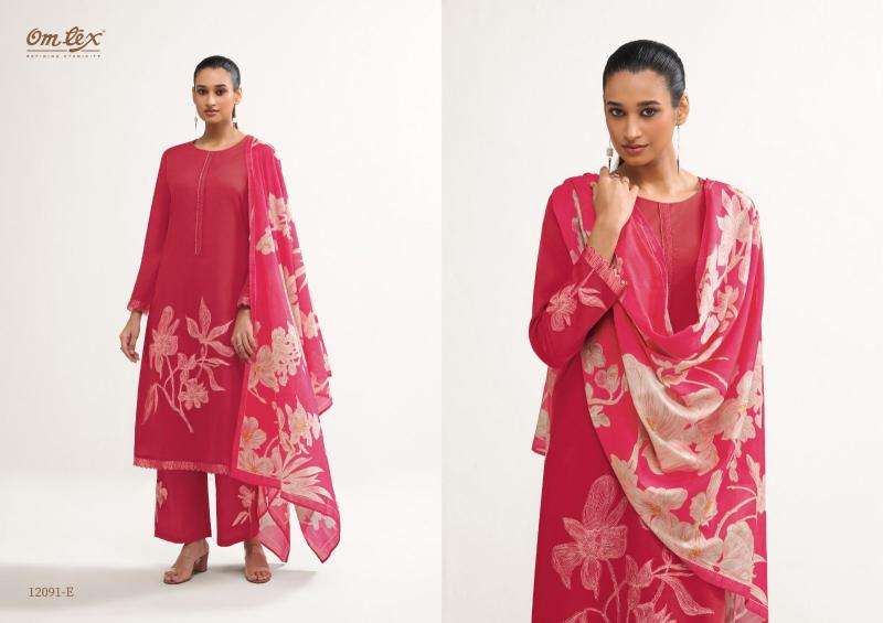 Omtex eshvi ikat Dress materials manufacturers in delhi