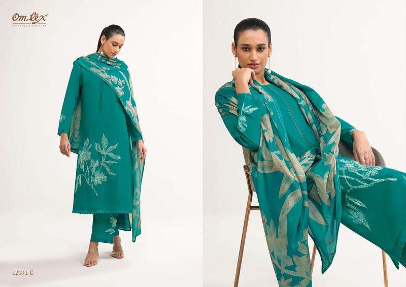 Omtex eshvi ikat Dress materials manufacturers in delhi