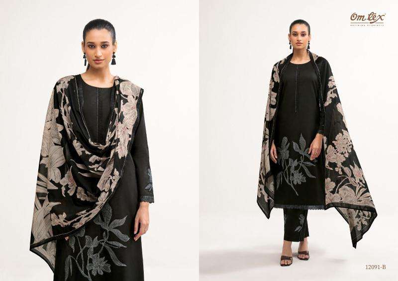 Omtex eshvi ikat Dress materials manufacturers in delhi