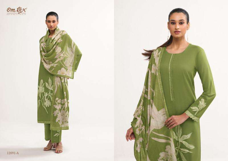 Omtex eshvi ikat Dress materials manufacturers in delhi