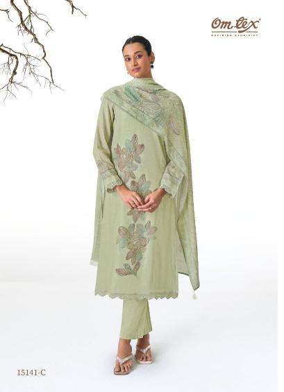 Omtex kyaraani ikat Affordable dress materials in delhi