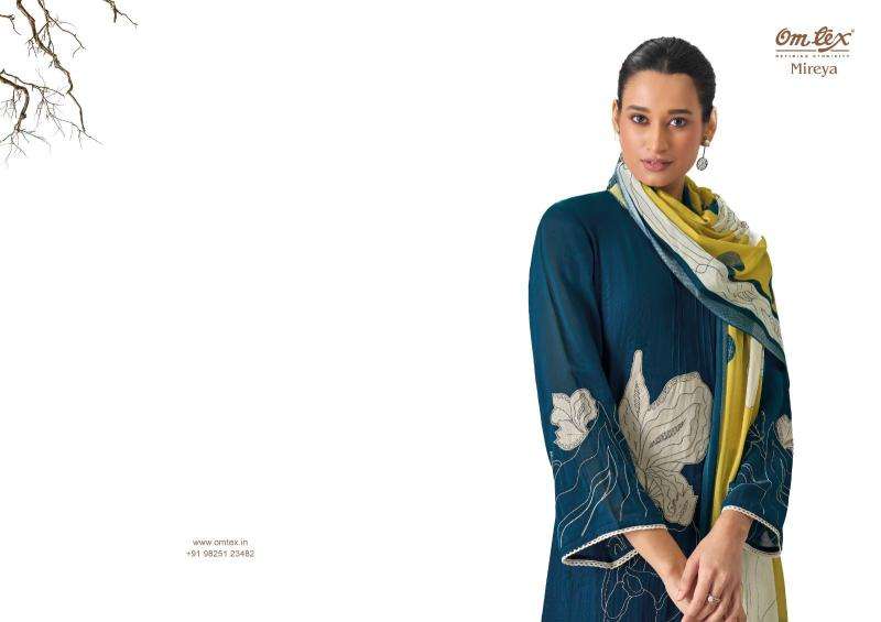 Omtex mireya silk Dress material wholesale market in Rajkot