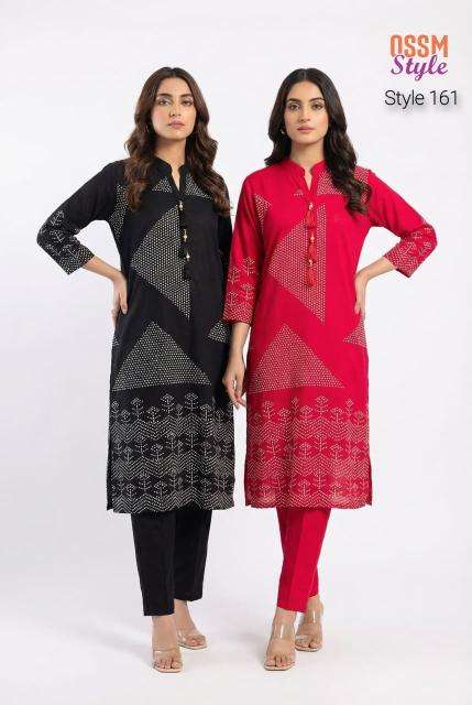 Ossm style 161 coord set Designer kurti manufacturers in Ahmedabad
