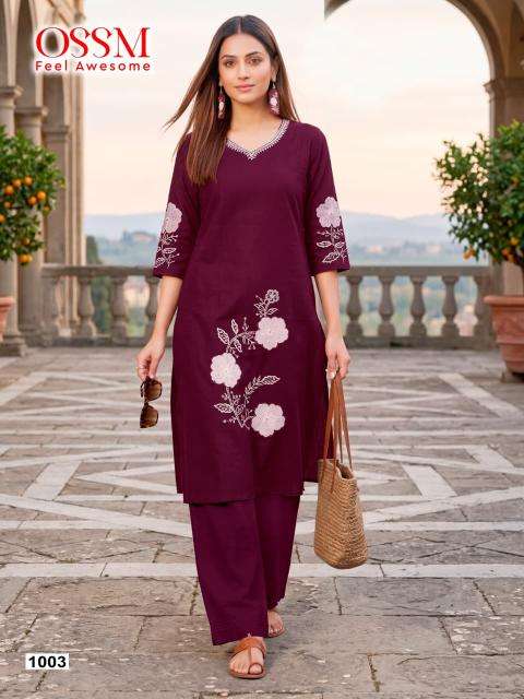 Ossm summer style coord set Ladies kurti wholesale suppliers in Mumbai
