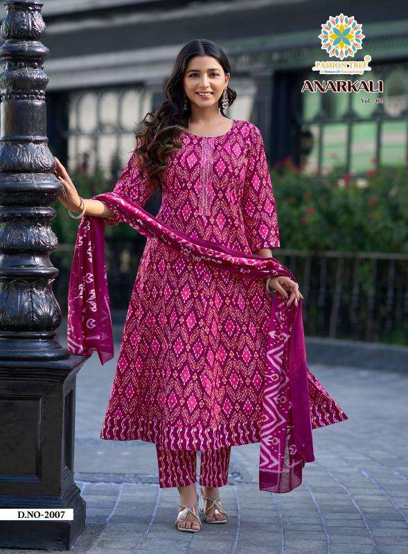 Passion tree anarkali vol 2 Kurti wholesale market in Gujarat