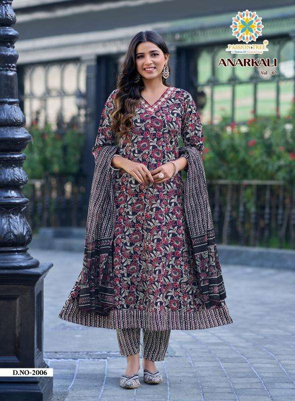Passion tree anarkali vol 2 Kurti wholesale market in Gujarat