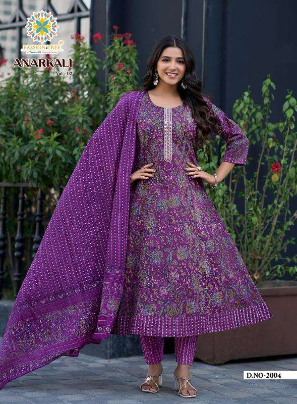 Passion tree anarkali vol 2 Kurti wholesale market in Gujarat