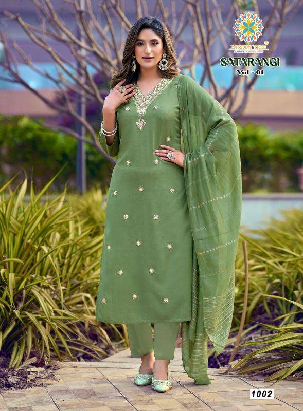 Passion tree satarangi vol-1 Kurti wholesalers