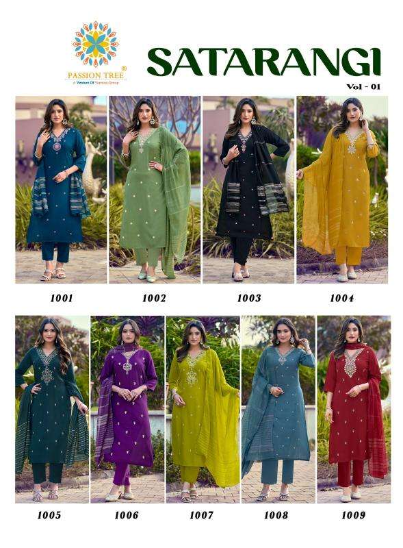 Passion tree satarangi vol-1 Kurti wholesalers