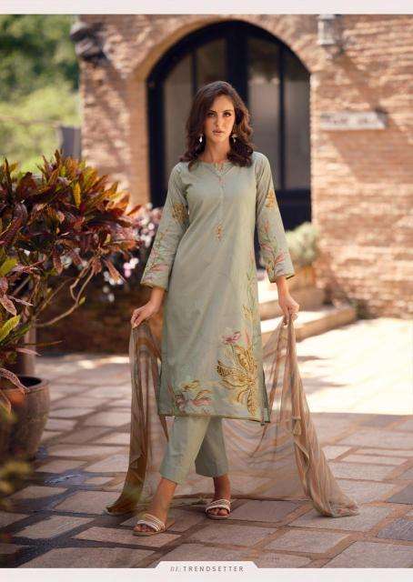 PRM trendz leana Dress material suppliers in Gujarat