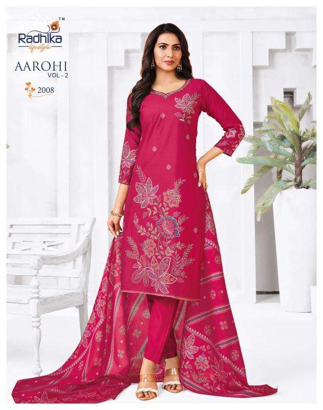 Radhika lifestyle aarohi vol 2 Kurtis manufacturers in Bangalore