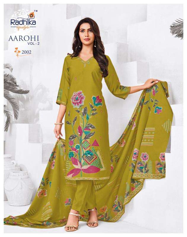 Radhika lifestyle aarohi vol 2 Kurtis manufacturers in Bangalore