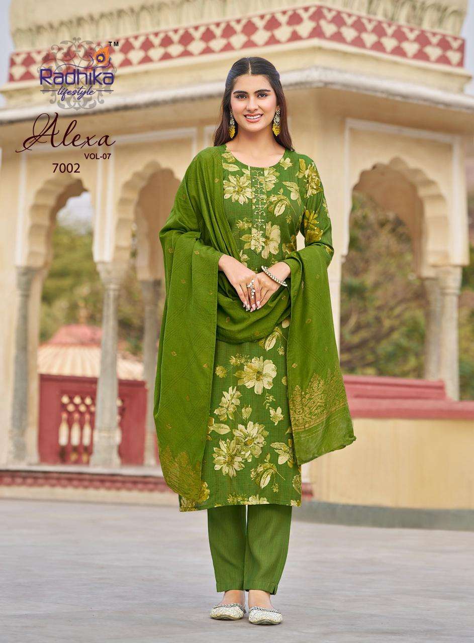 Radhika lifestyle alexa vol-7 Kurti manufacturer in Bangalore