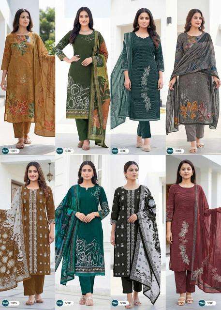 Rahi fab rising silver vol-3 Dress material suppliers in Hyderabad