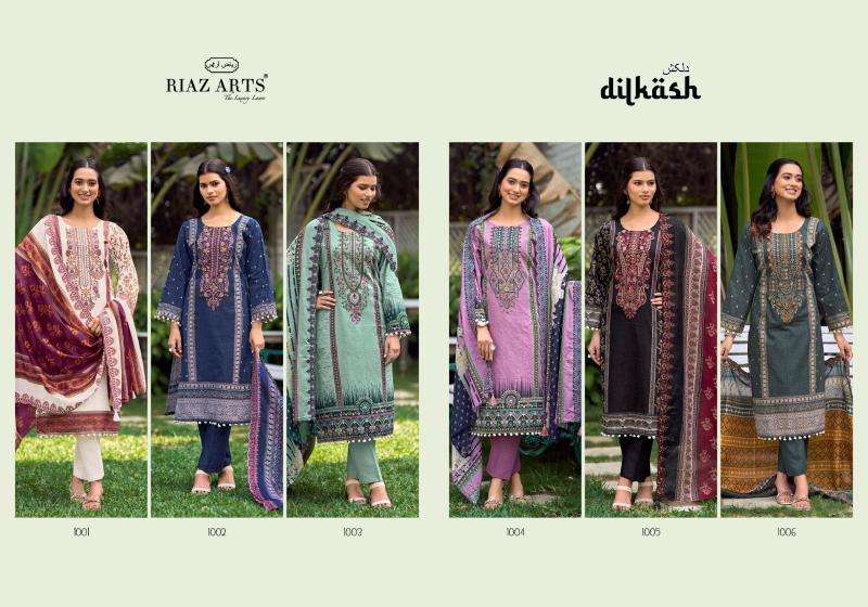 Riaz arts dilkash Wholesale dress materials for weddings
