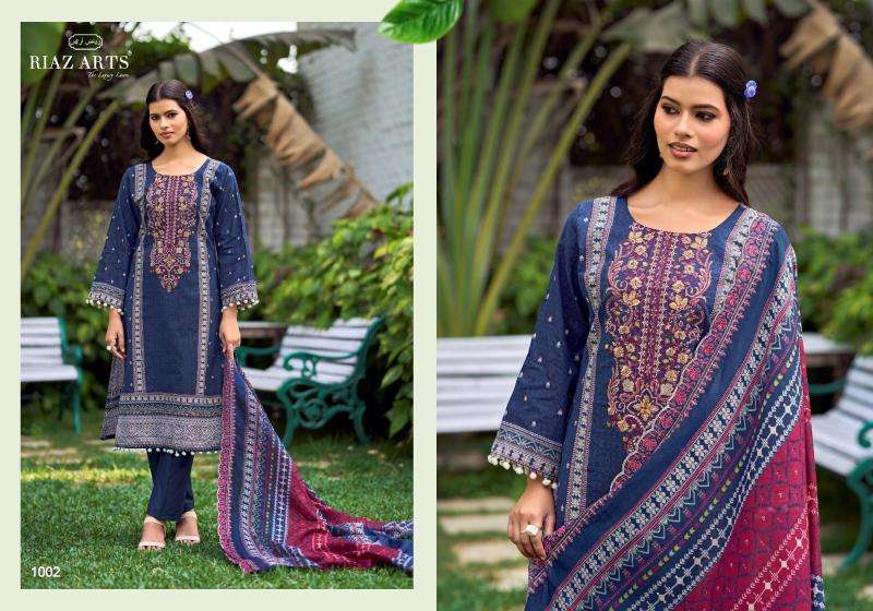 Riaz arts dilkash Wholesale dress materials for weddings