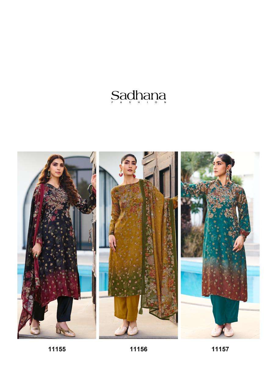 Sadhana ether Wholesale unstitched dress materials in Surat