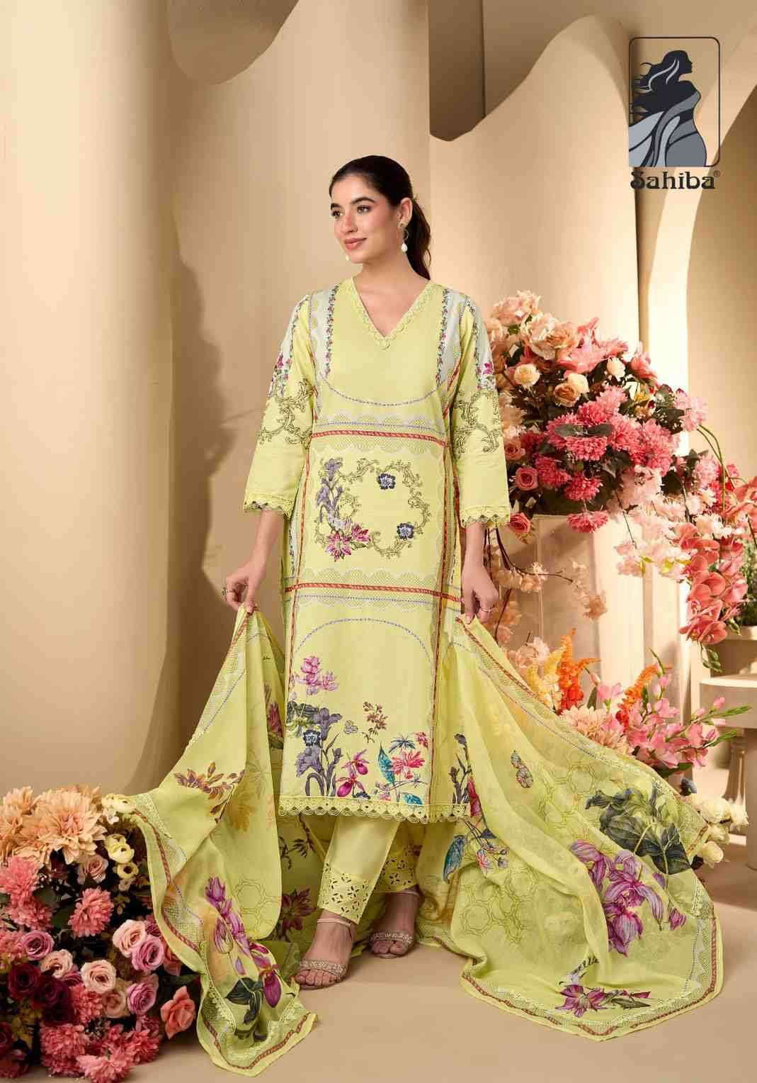 Sahiba Phool Diama Wholesale salwar suits in Mumbai