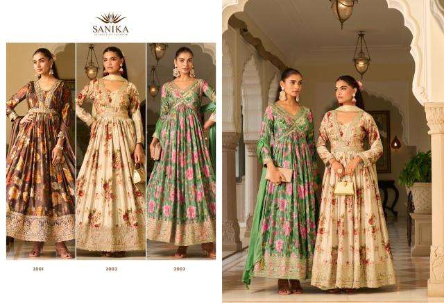 Sanika jagmag Gown wholesale market 