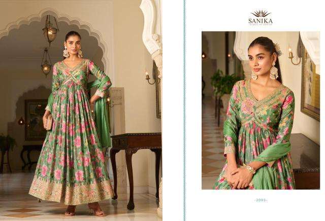 Sanika jagmag Gown wholesale market 