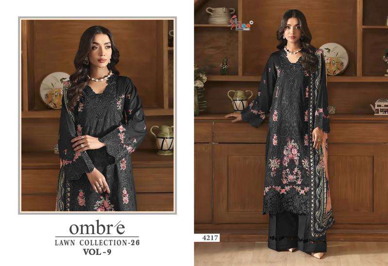 Shree fab ombre lawn collection vol-9 salwar suits wholesale price